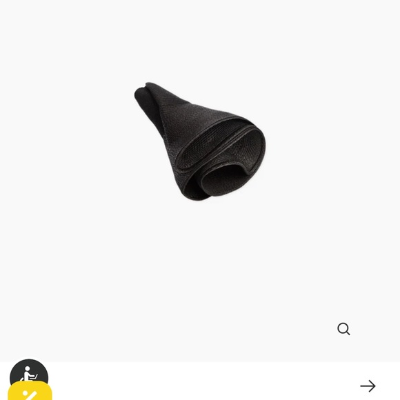 Eric Javits Squishee Straw Sun Hat Black-EUC - Picture 3 of 11